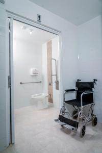 Koupelna v ubytování Hotel Preferencial Class