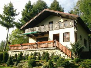 Zahrada ubytování chata Eiland