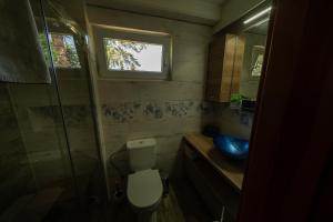 Koupelna v ubytování chata Eiland + 37 fotografií
