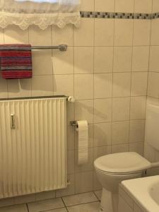 Koupelna v ubytování Ferienwohnung am Diemelsee in Heringhausen