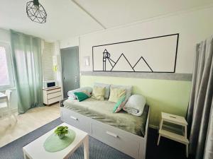 Posezení v ubytování Terrils jumeaux, Train Lens - Paris trajet d'environ 1 heure 10 minutes