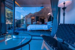 Khu vực ghế ngồi tại Zhangjiajie MUYE Designer Hotel