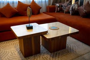 Χώρος καθιστικού στο Luxury studio with terrace +32 φωτογραφίες