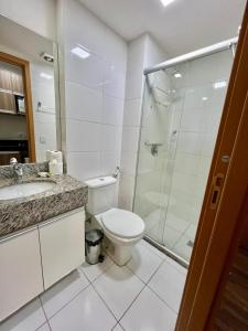 Koupelna v ubytování S4 Hotel - 716 - Espetáculo - Piscina Aquescida, Sauna