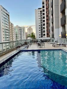 Πισίνα στο ή κοντά στο S4 Hotel 716 - Piscina Aquecida, Sauna, Academia - By Hospede Fácil