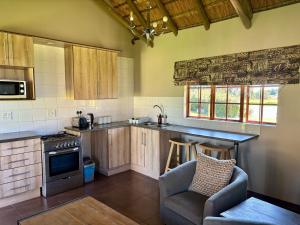 Kuchyň nebo kuchyňský kout v ubytování Windmill Farm