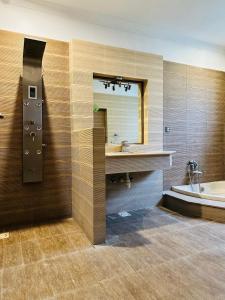 Et badeværelse på Iconic Lodge