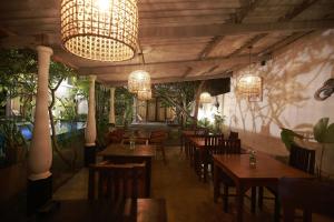 Restaurace v ubytování Canaya Boutique Villa