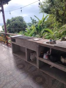 Balkón nebo terasa v ubytování Casa Wili Taboga