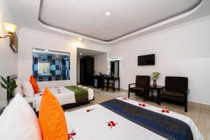 TV a/nebo společenská místnost v ubytování Khmer Angkor Residence