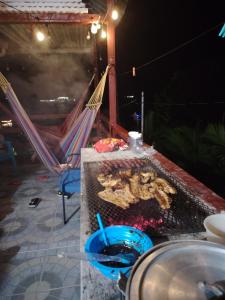 Gril dostupný pro hosty v prázdninového domu