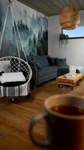 Posezení v ubytování Beskidzki Reset