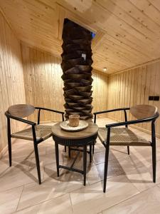 Posezení v ubytování Aviary AlUla Studio