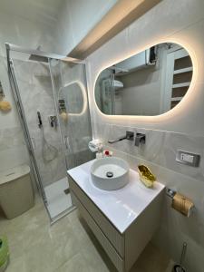 Koupelna v ubytování B&B Il Catepano + 9 fotografií