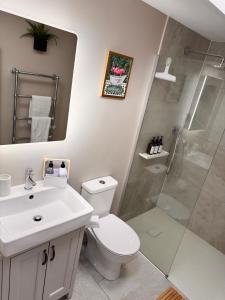 Koupelna v ubytování La Casa De Campo