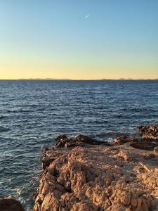 a view of a large body of water at Little Seafront House Dolac Primošten in Dolac