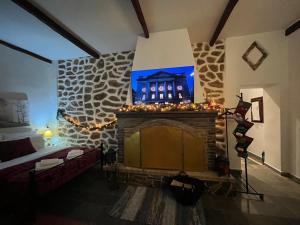 Posezení v ubytování Aggelos Gardenhouse of Volos