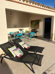 Posezení v ubytování La Ciboulette