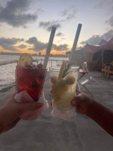 Nápoje v ubytování mansaobarra Linda casa na Atalaia Nova + 26 fotografií