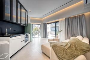 Η κουζίνα ή μικρή κουζίνα στο World Luxury Suites Trikala
