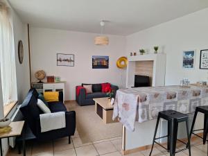 Posezení v ubytování Maison Jules Verne Nantes