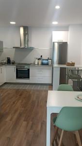 Kuchyň nebo kuchyňský kout v ubytování Nordés