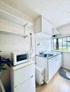 Η κουζίνα ή μικρή κουζίνα στο Hiregasaki, Nagareyama 1号