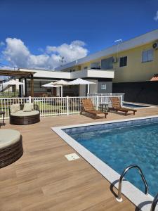 Πισίνα στο ή κοντά στο Apto delux 150m praia