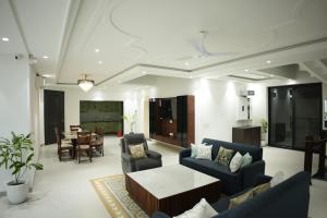 Posezení v ubytování Kaayanaat Villa