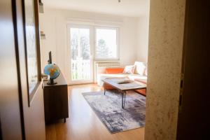 Χώρος καθιστικού στο Apartman Vion - City View