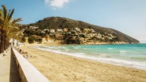 a beach in positano on the amalfi coast at Calamora-Moraira in Moraira