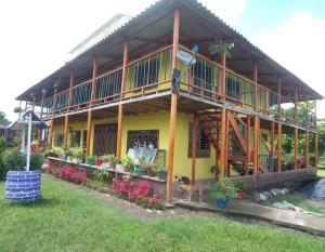 Zahrada ubytování hostal rural Alejandría