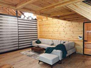 Χώρος καθιστικού στο Boga Chalet