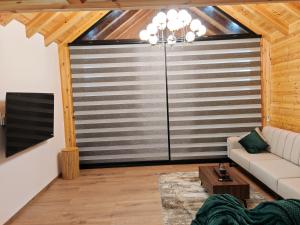 Χώρος καθιστικού στο Boga Chalet