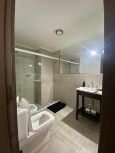 Ένα μπάνιο στο Monoambiente vista al Rio +11 φωτογραφίες