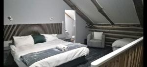 Postel nebo postele na pokoji v ubytování Villa Keys