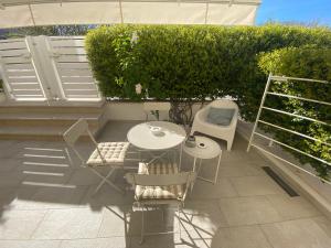 Balkón nebo terasa v ubytování B&B125metrisulmare rooms san Michele