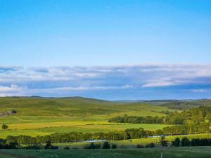 a green field with trees and a blue sky at Bothy 2 - Uk50472 in Greenhaugh