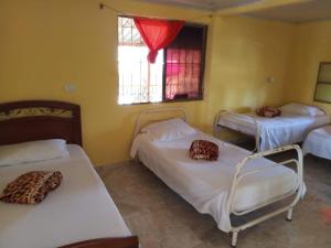 Postel nebo postele na pokoji v ubytování hostal rural Alejandría