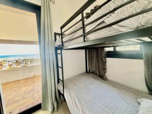 Postel nebo postele na pokoji v ubytování Superbe Villa vue mer, climatisée, proche plage, parking, animaux acceptés - FR-1-816-23