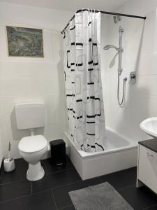 Koupelna v ubytování Ferien Apartment von Schöning