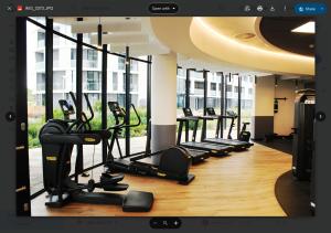 Fitness centrum a/nebo fitness zařízení v ubytování Ellipse waterfall self Catering Hotel