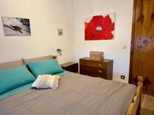 Postel nebo postele na pokoji v ubytování La Cianal