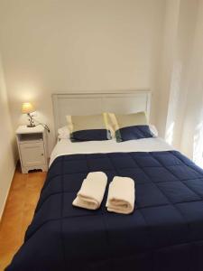 Postel nebo postele na pokoji v ubytování Caudiel entre Sierras