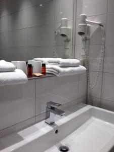 Ванная комната в Seehotel Forst