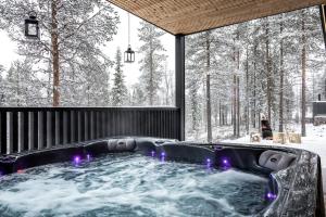 LeviLakeVillas B v zimě