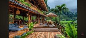 Κήπος έξω από το Ambuluwawa Nature Resort