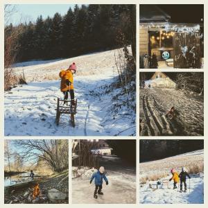Bieszczady Beztroska Chata v zimě