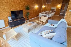 Posezení v ubytování Loft Médoc 8 pers - Balnéo, filet & châteaux