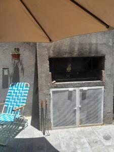 Gril dostupný pro hosty v prázdninového domu